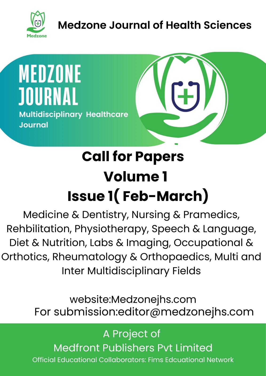 					View Vol. 1 No. 1 (2025): Call for Papers Volume 1 Issue 1 (Feb-March)
				